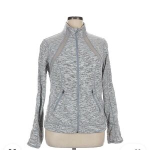 Tangerine Gray Zip-Up Jacket